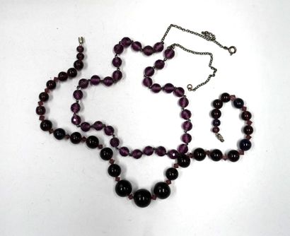 ENSEMBLE comprenant 1 BRACELET en argent...