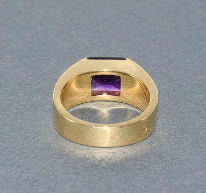 CARTIER
BAGUE jonc en jaune 18k (750/°°)...