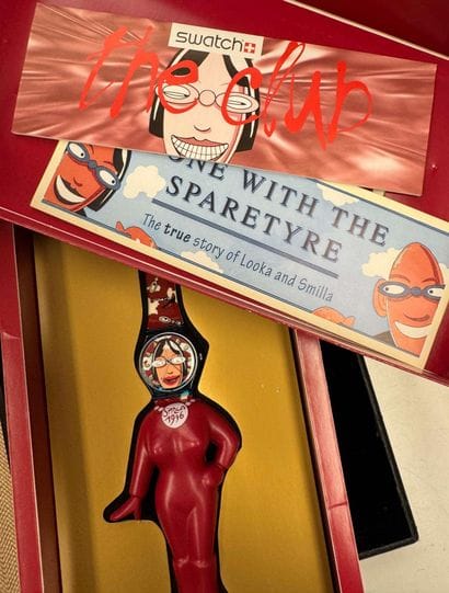SWATCH Looka (The Club-Gone with the sparetyre)
DEUX...