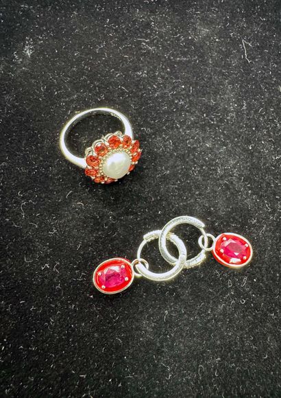 LOT en argent (min 800/°°) comprenant : une...