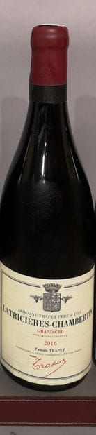 1 Bouteille LATRICIERES CHAMBERTIN Grand...