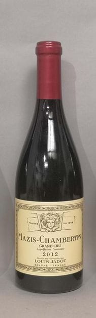 1 Bouteille MAZIS CHAMBERTIN Grand cru 2012...