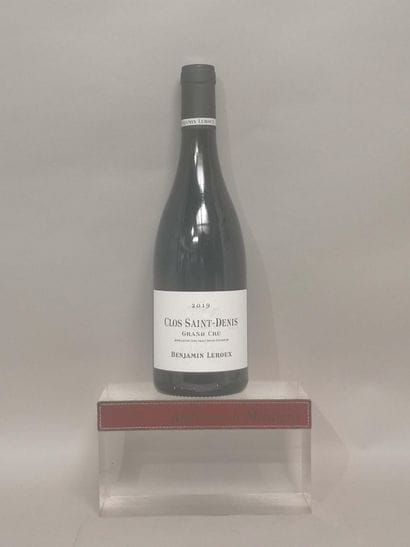 1 Bouteille CLOS SAINT DENIS Grand cru 2019...