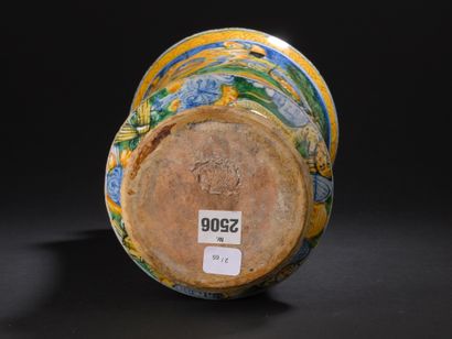 Castel Durante
Albarello in majolica with...
