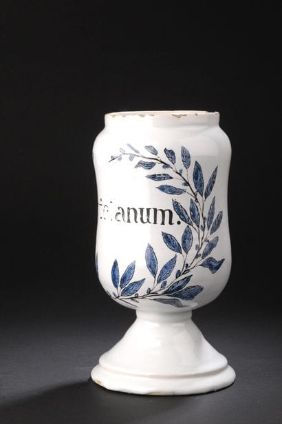 Nord
Cylindrical earthenware medicine jar...