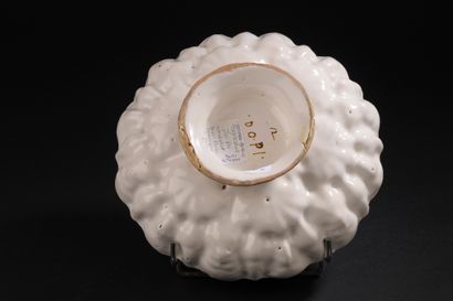 Faenza
Earthenware crespina bowl with blue...