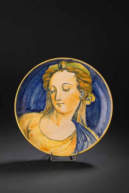 Castel Durante
Majolica bowl with polychrome...