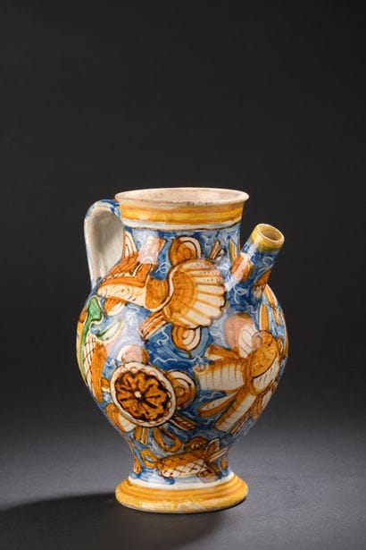 Castel Durante
Majolica dish with polychrome...