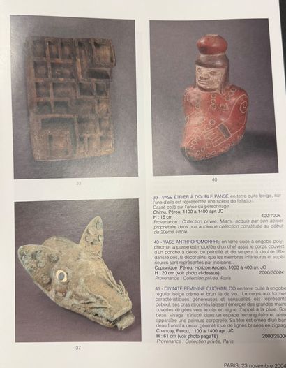 Ceremonial anthropomorphic vase representing-
a...