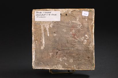 Castelli
Square polychrome earthenware plate...