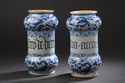 Venice or Rome
Two double-chamfered earthenware...