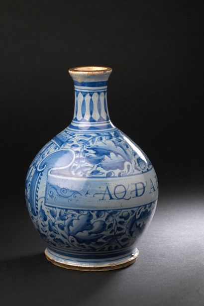 Venice or Marche
Earthenware ovoid bottle...