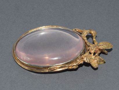 IMPOSANT PENDENTIF en or jaune 18k (750/°°)...