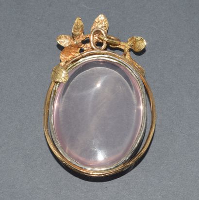 IMPOSANT PENDENTIF en or jaune 18k (750/°°)...