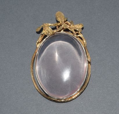 IMPOSANT PENDENTIF en or jaune 18k (750/°°)...