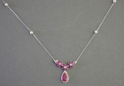 RAVINGING RAS-DE-COU NECKLACE in 18k (750/°°)...