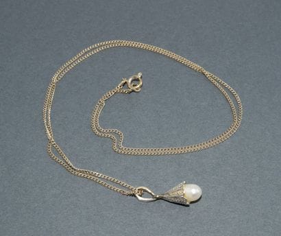 COLLAR in 18k (750/°°) white gold with a...