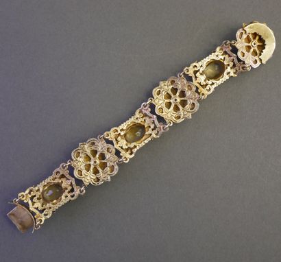 RAVINGING ANTIQUE BRACELET in vermeil (silver...