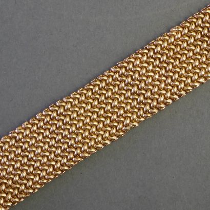 FLEXIBLE BRACELET in 18k (750/°°) yellow...