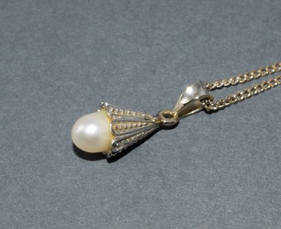 COLLAR in 18k (750/°°) white gold with a...