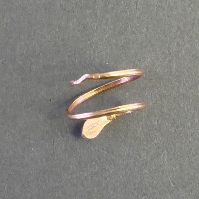LITTLE RING in 18k (750/°°) yellow gold,...