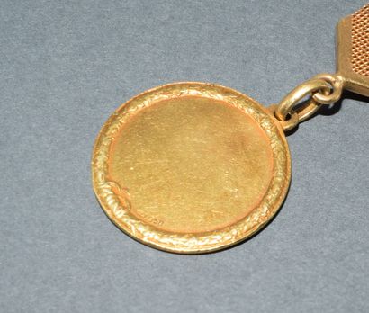 18k (750/°°) yellow gold KEY HOLDER holding...