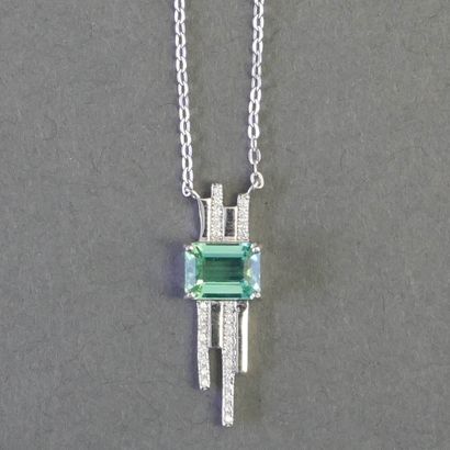 Silver CHAIN and PENDANT (min 800/°°) set...