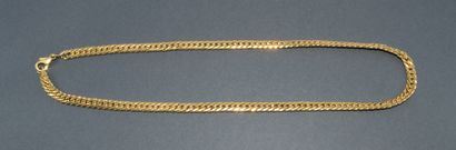 CHAIN in 18k (750/°°) yellow gold, English...