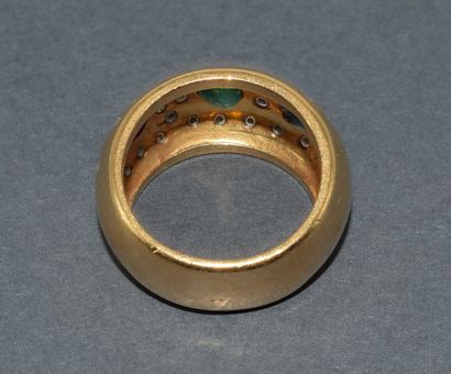 JONC RING in 18k (750/°°) white gold set...