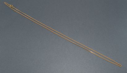 18k (750/°°) yellow gold gourmette chain....