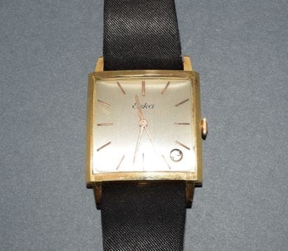 vintage WATCH in 18k (750/°°) yellow gold...