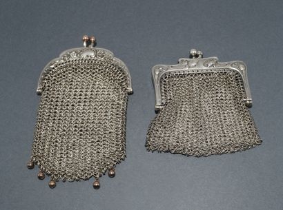 1 LOT OF SILVER consisting of two silver...