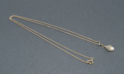 COLLAR in 18k (750/°°) white gold with a...