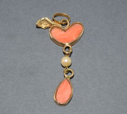 18k (750/°°) yellow gold SET consisting of...