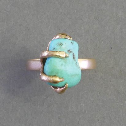 AMUSANTE RING in 18k (750/°°) yellow gold...