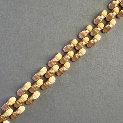 BRACELET TANK articulated in 18k (750/°°)...