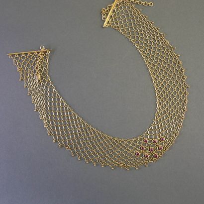 RAS-DE-COU necklace in 18k (750/°°) yellow...