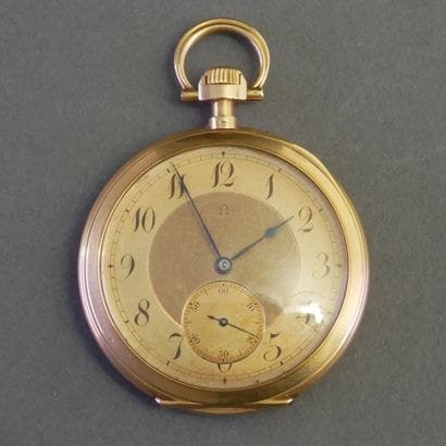 OMEGA
18k (750/°°) yellow gold GOUSSET WATCH,...