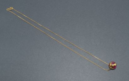 18k (750/°°) yellow gold forçat chain set...