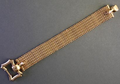FLEXIBLE BRACELET in 18k (750/°°) yellow...