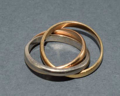ALLIANCE 3 gold 18k (750/°°) engraved inside.
TD:...