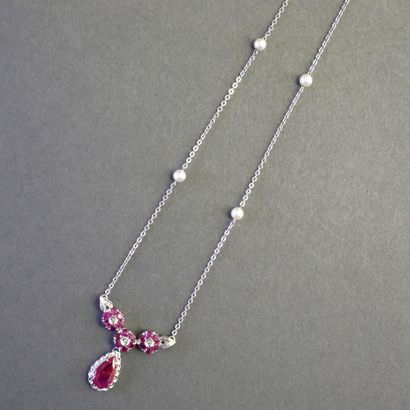RAVINGING RAS-DE-COU NECKLACE in 18k (750/°°)...