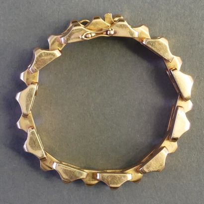 BRACELET TANK articulated in 18k (750/°°)...
