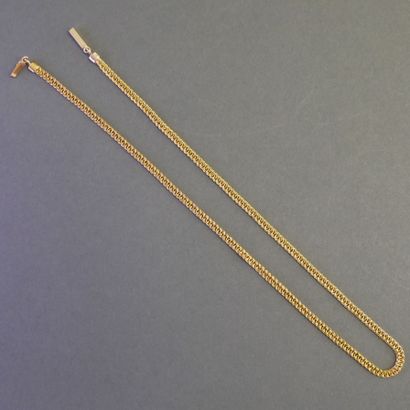 NECKLACE in 18k (750/°°) yellow gold with...