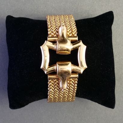 FLEXIBLE BRACELET in 18k (750/°°) yellow...