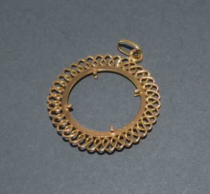 EMPTY WALL HOLDER in 18k (750/°°) yellow...