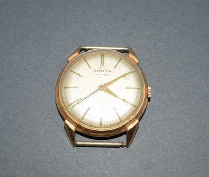 SWITEX
WATCH in 18k (750/°°) yellow gold,...