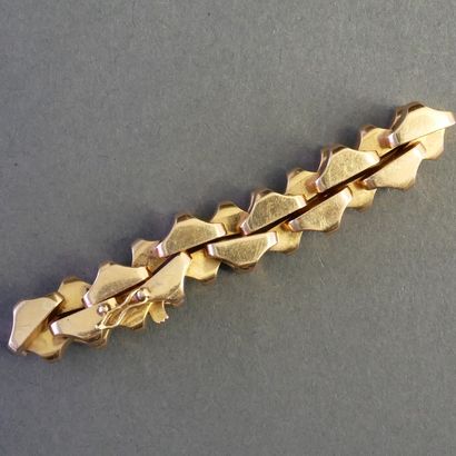 BRACELET TANK articulated in 18k (750/°°)...