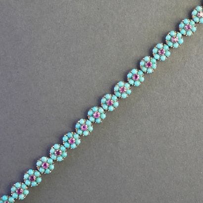 ELEGANT BRACELET in 18k (750/°°) yellow gold...