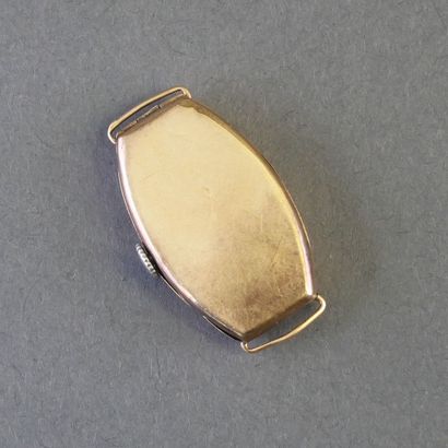 WATCH CASE in 18k (750/°°) yellow gold.
PB...